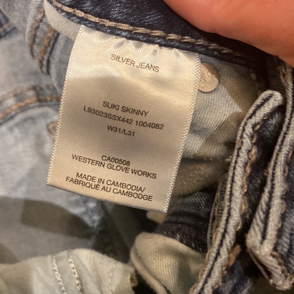 Silver jeans. Waist 15 (30) - Picture 4 of 8